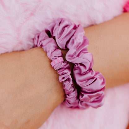 Silk Hair Scrunchie | I Pink I Love You