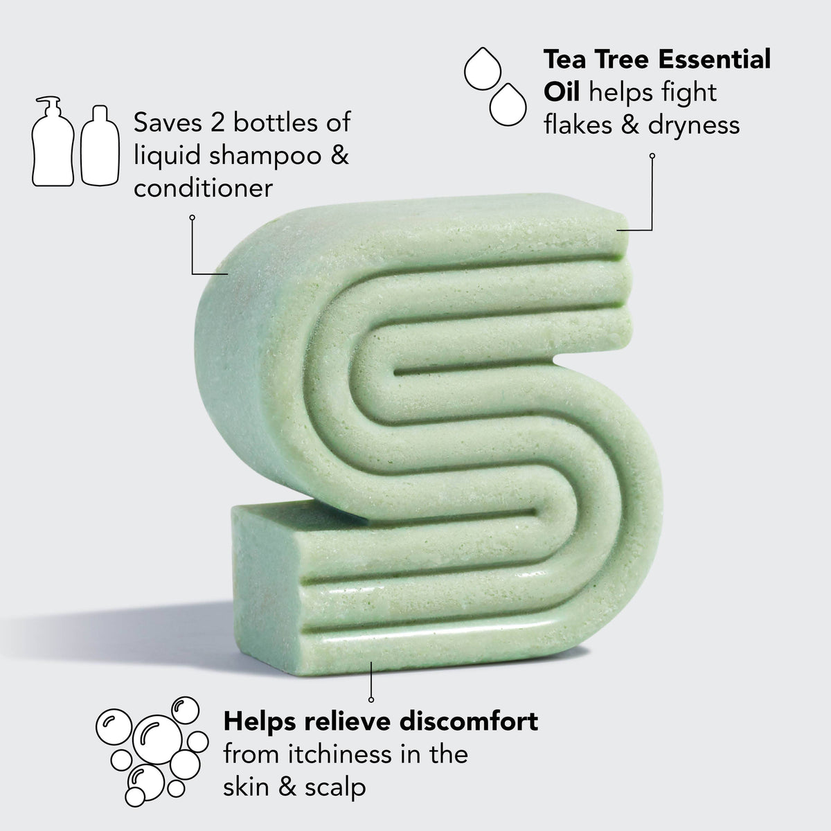 Tea Tree &amp; Mint Clarifying Shampoo Bar