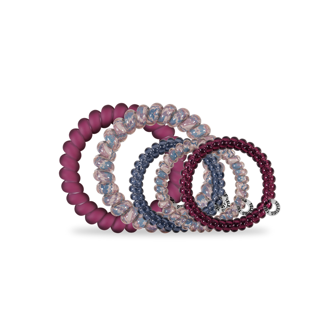 Spiral Hair Coils | Mix Pack | Purple Haze