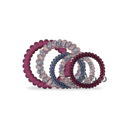 Spiral Hair Coils | Mix Pack | Purple Haze