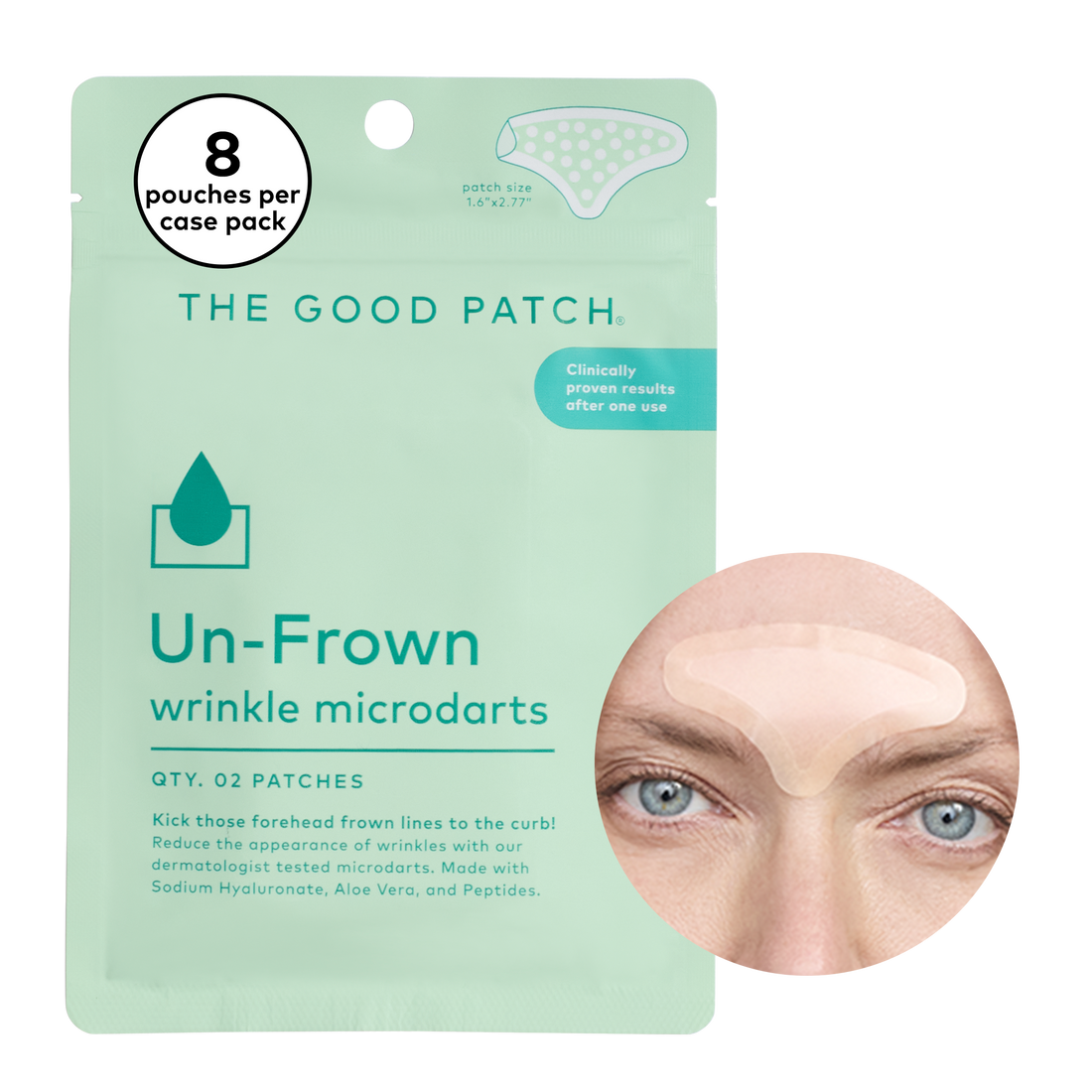 Un-Frown Wrinkle Microdart Patches