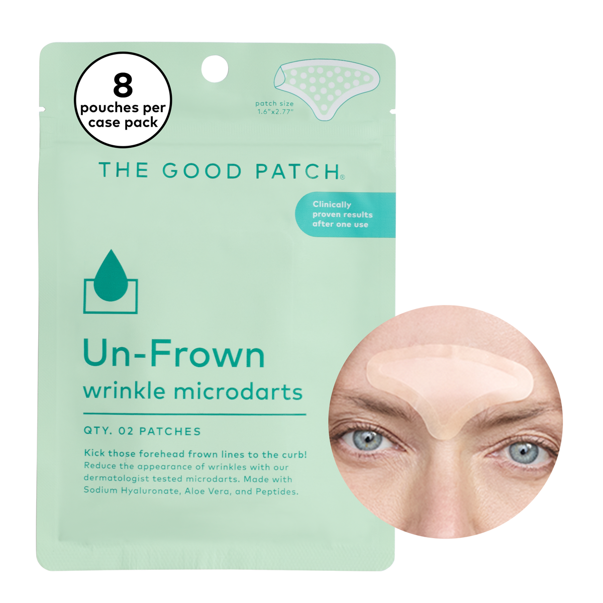 Un-Frown Wrinkle Microdart Patches