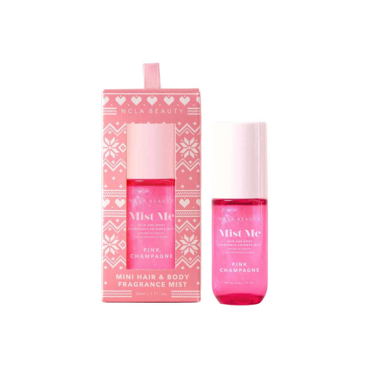 Mini Mist Me Pink Champagne Hair &amp; Body Shimmer Mist