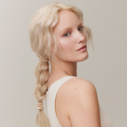 Back to Basics Blonde Skinny Scrunchies