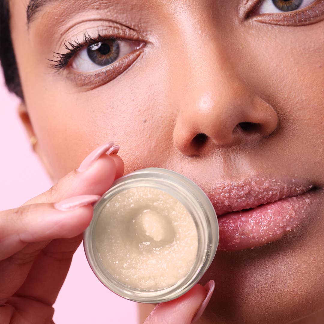 Coconut Vanilla Lip Care Set + Lip Scrubber