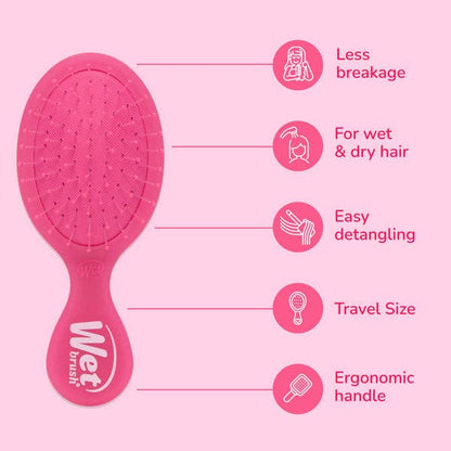 Mini Detangler - Frost Pink