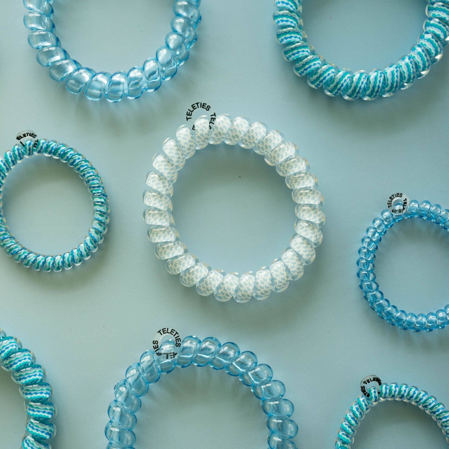 Spiral Hair Coils | Summer Sky