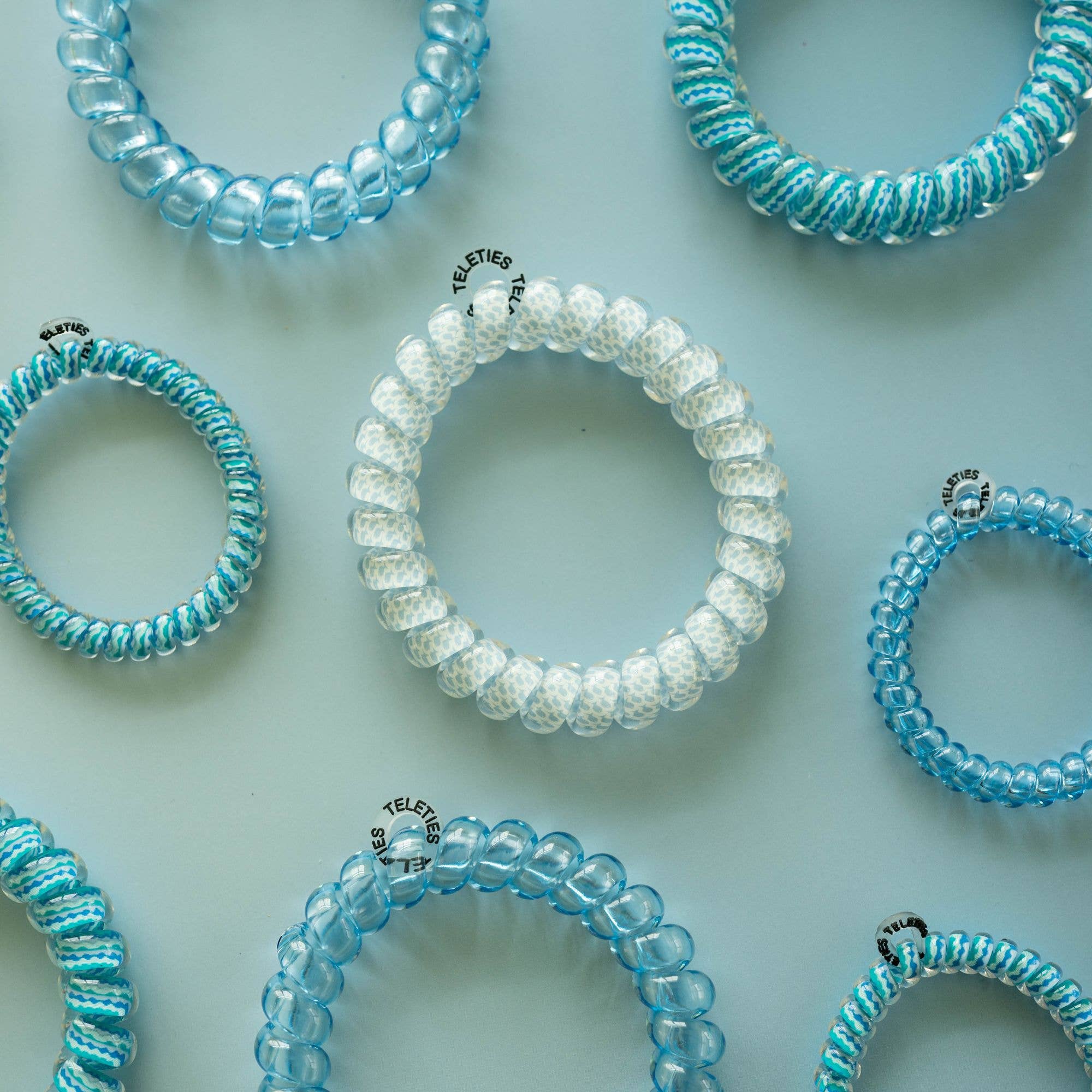 Spiral Hair Coils | Summer Sky