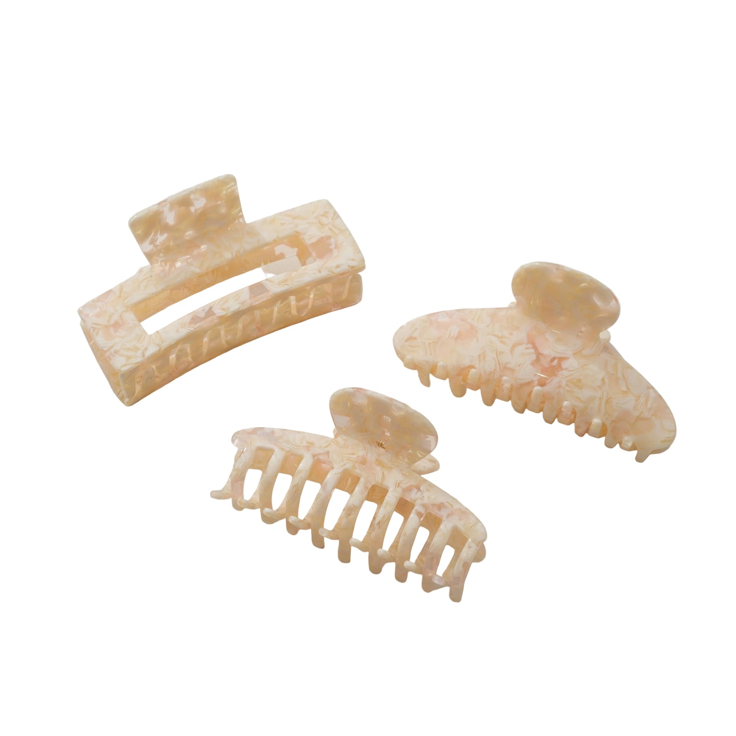 Peach Blossom Claw Clip
