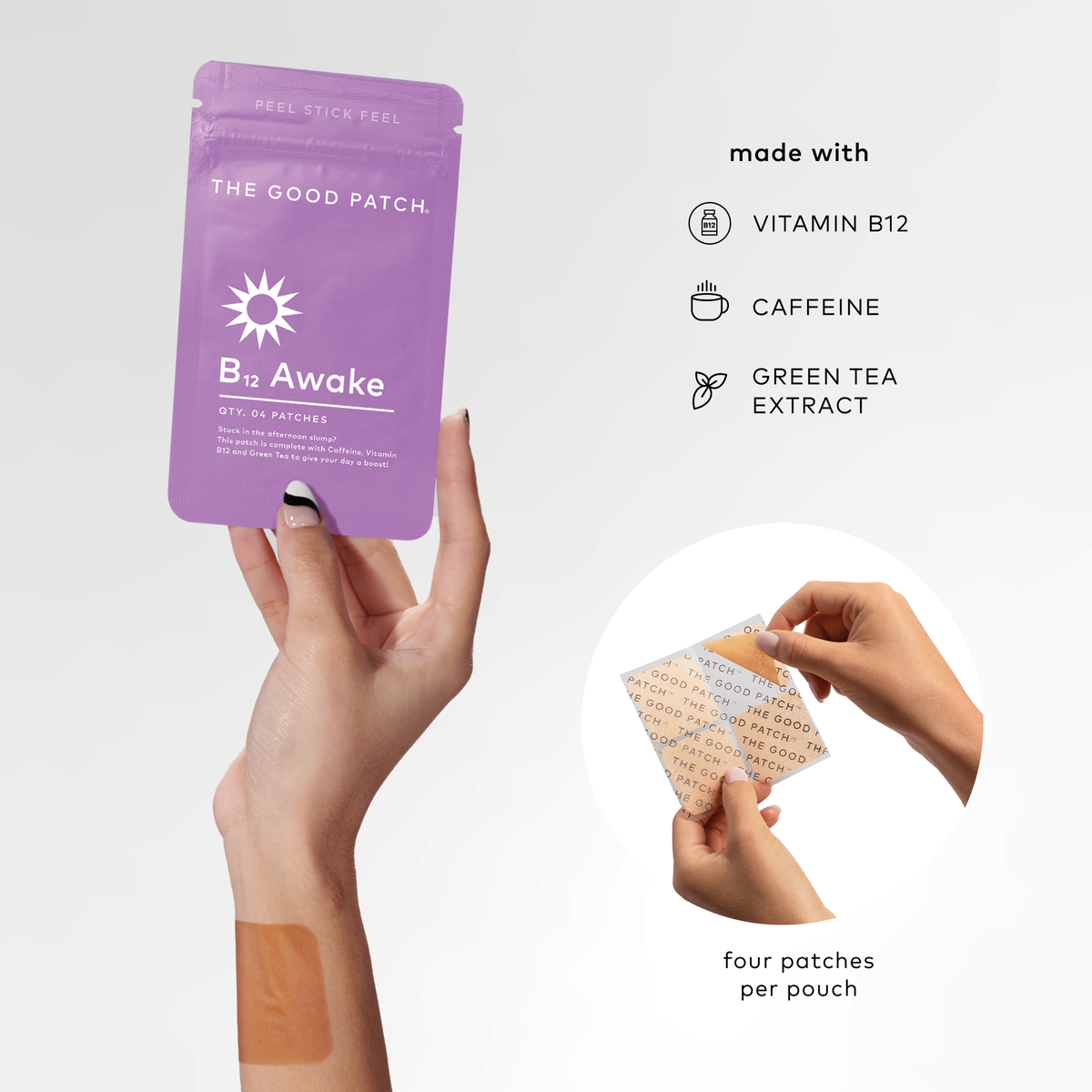 B12 Awake Wearable Wellness Patch