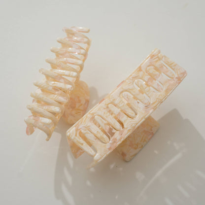 Peach Blossom Claw Clip