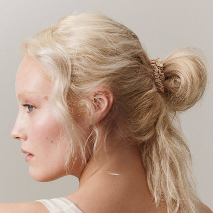 Back to Basics Blonde Skinny Scrunchies