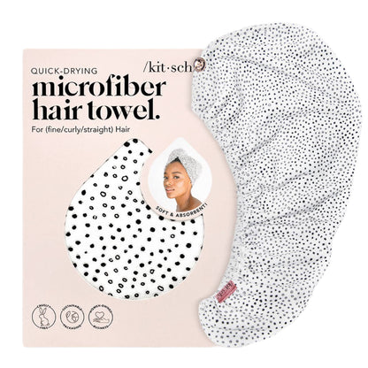Quick Dry Hair Towel - Micro Dot