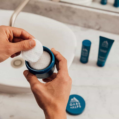 Men’s Exfoliating Face Wipes, Glycolic &amp; Salicylic Acid Pads