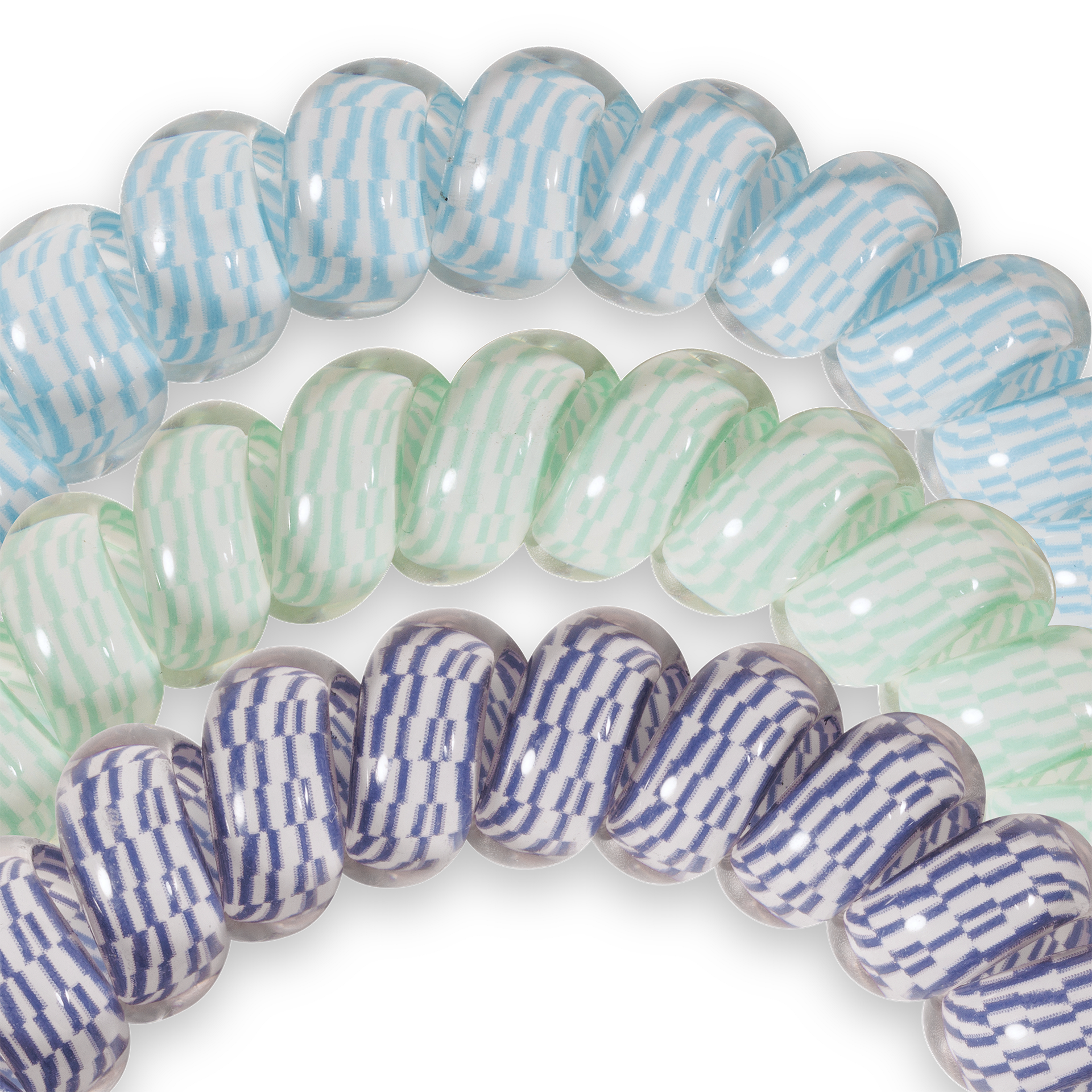 Spiral Hair Coil | Totally Turquoise
