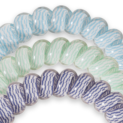 Spiral Hair Coil | Totally Turquoise