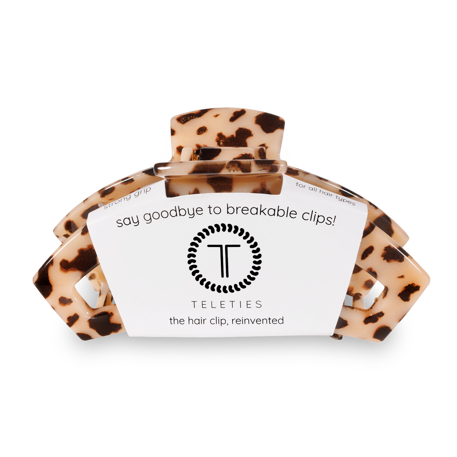 Open Hair Clip | Blonde Tortoise