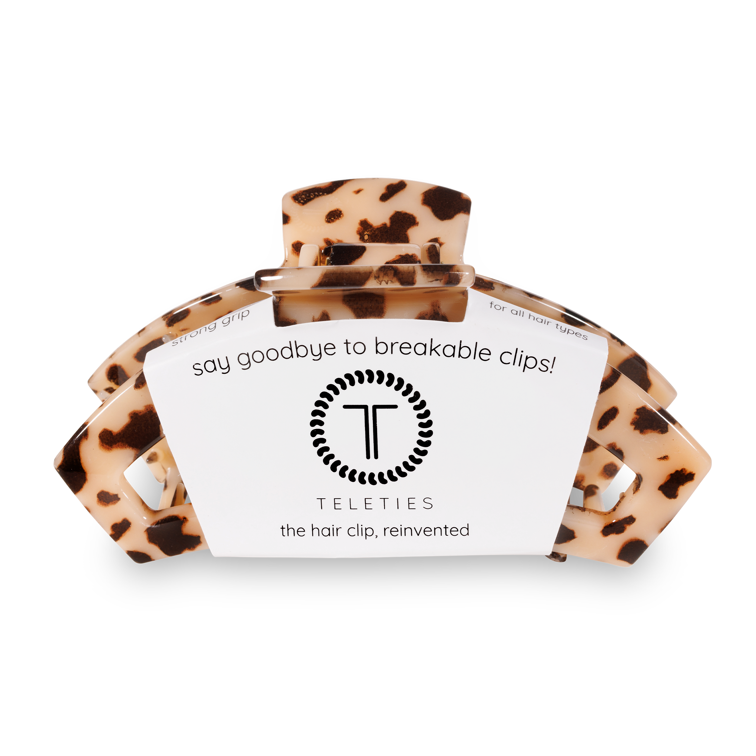 Open Hair Clip | Blonde Tortoise
