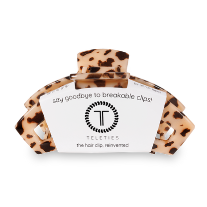 Open Hair Clip | Blonde Tortoise