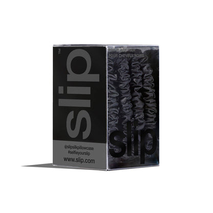 Back to Basics Black Skinny Scrunchies