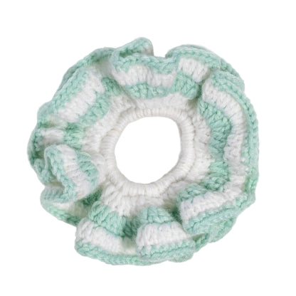 Crochet Scrunchie - Seafoam Blue