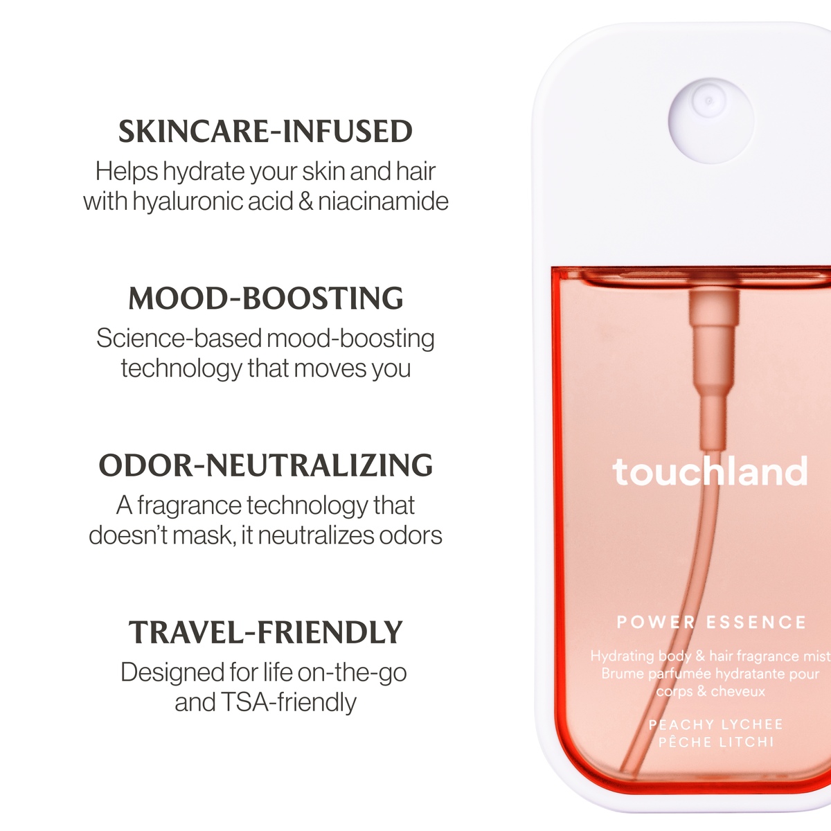 Peachy Lychee Power Essence Body &amp; Hair Fragrance Mist