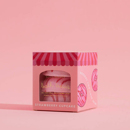 Strawberry Cupcake Bath Treats