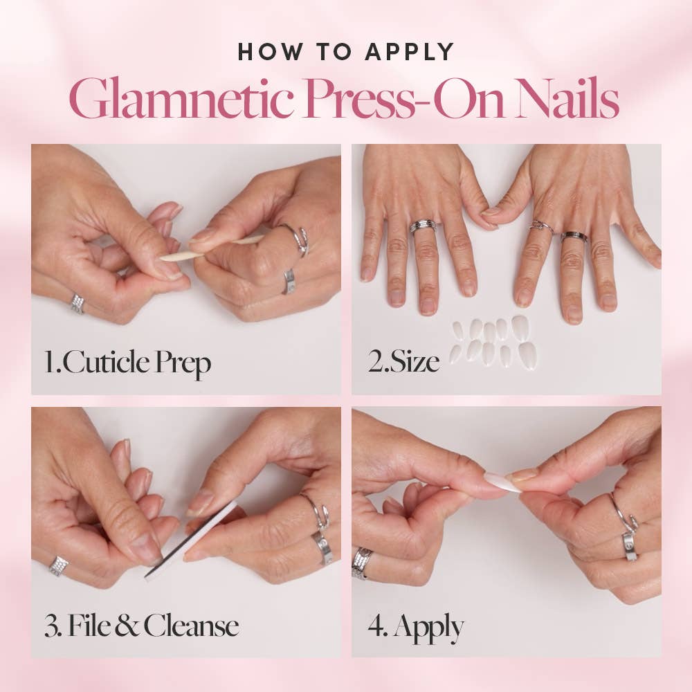 Blueberry Icing Press-On Nails | Baby Blue French Tip