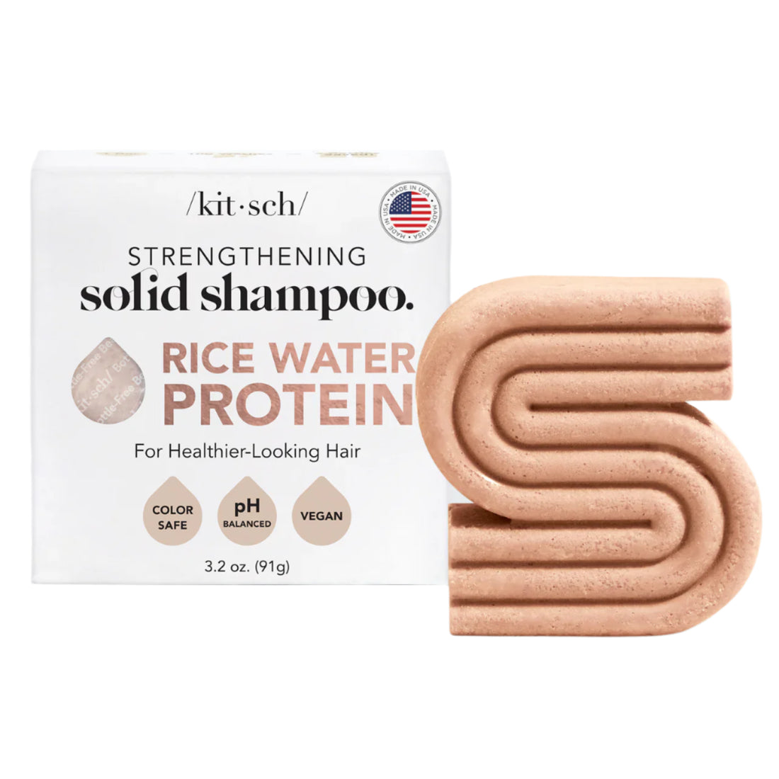 Rice Water Protein Shampoo Bar for Hair Growth