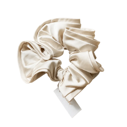 Neutral Mega Satin Scrunchie