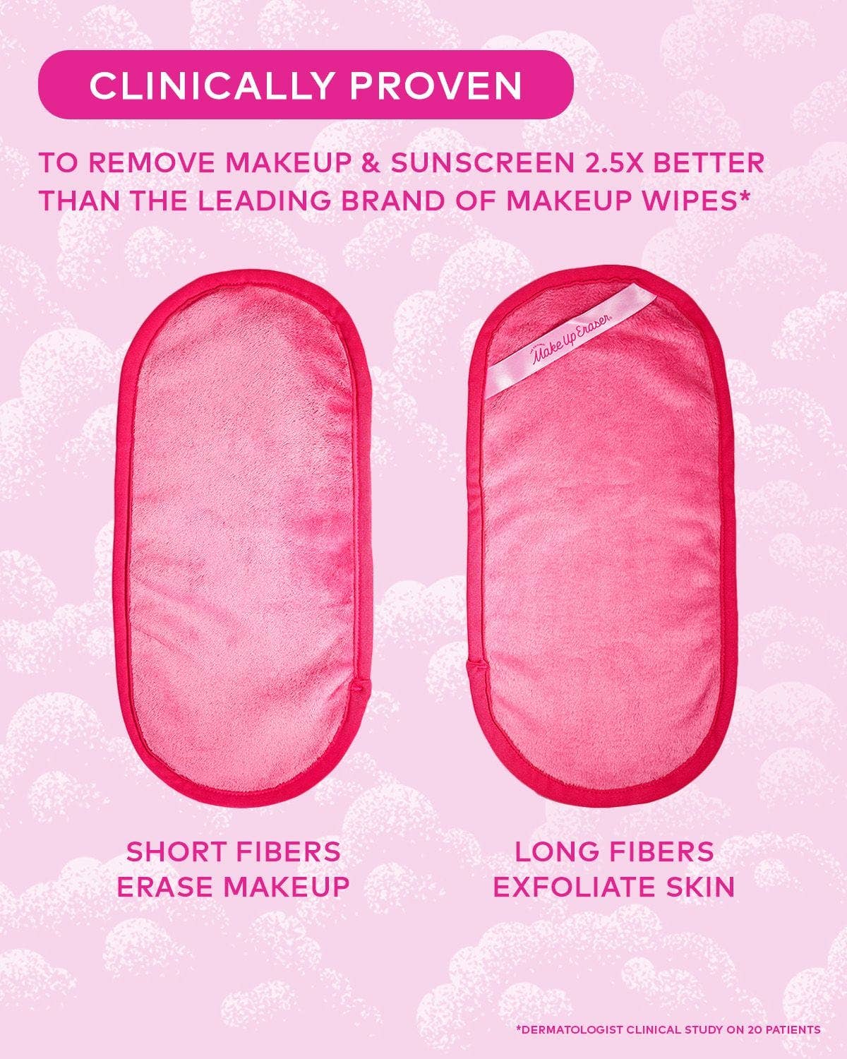 Original Pink MakeUp Eraser PRO | Best Seller