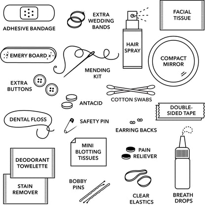 Velvet Minimergency Kit for Brides