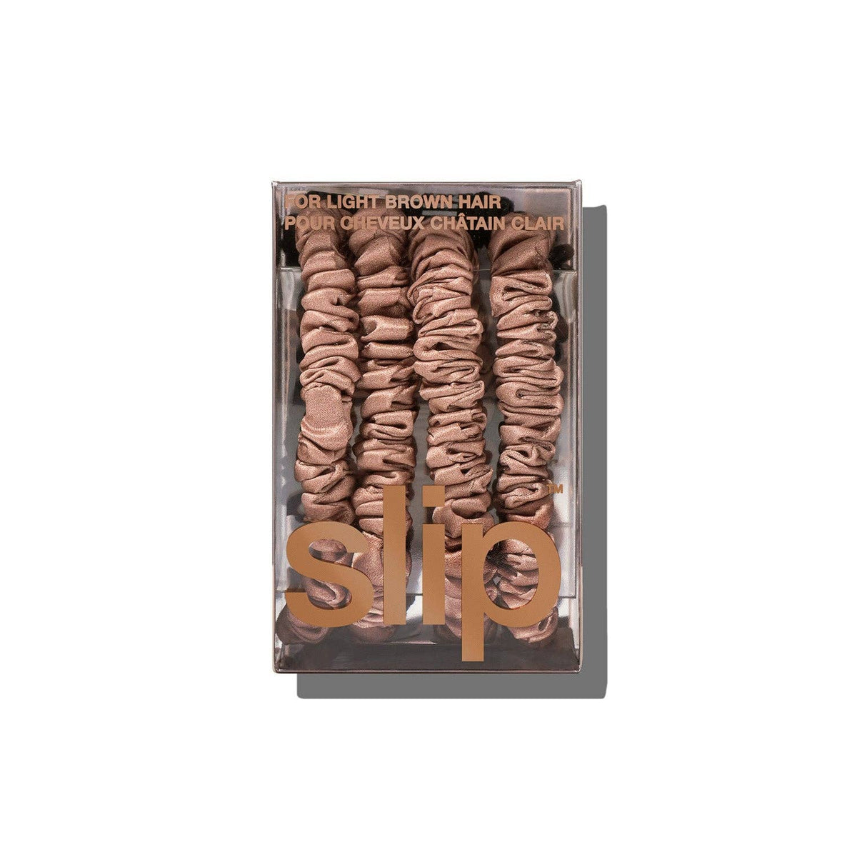 Back to Basics Light Brown Skinny Scrunchies