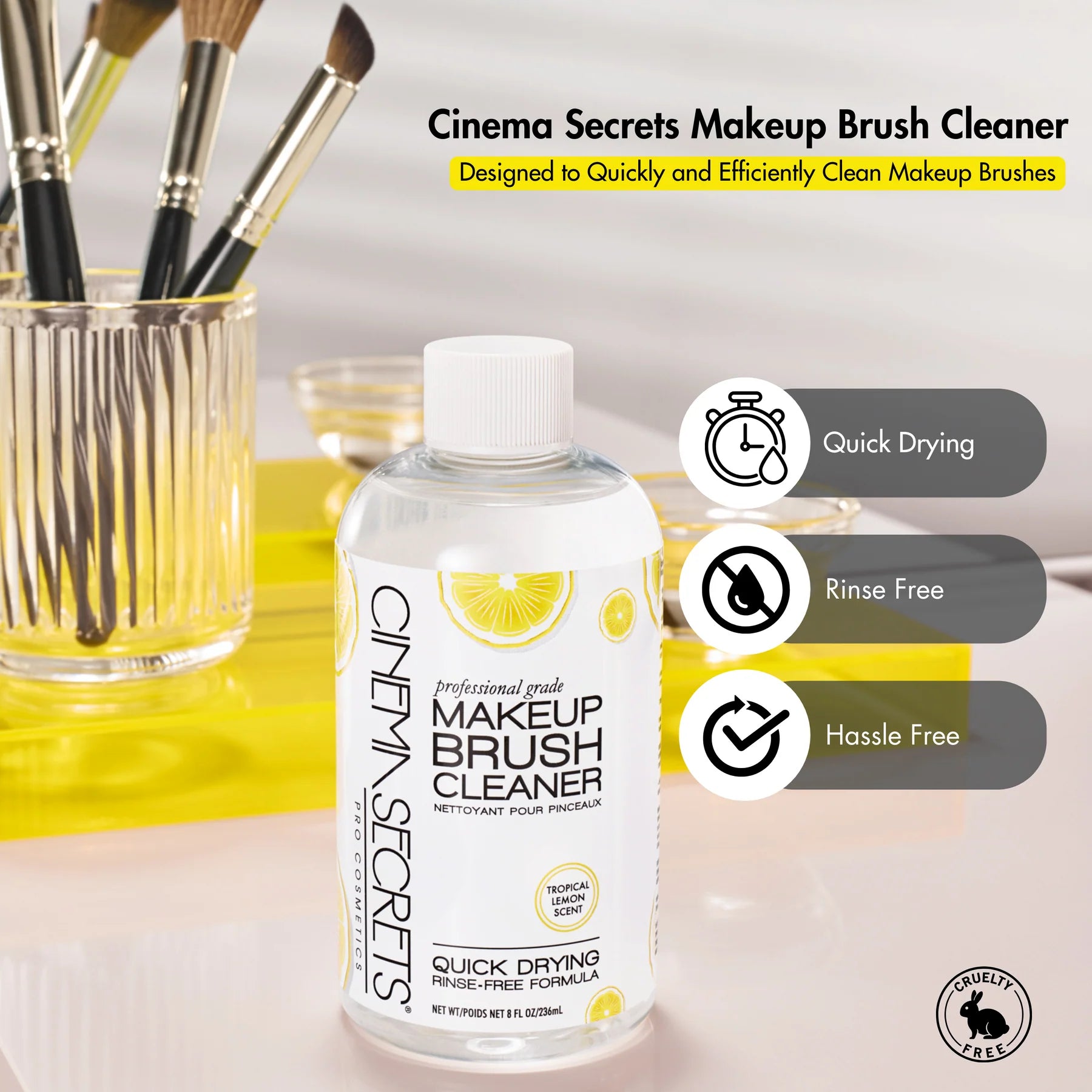 Professional Makeup Brush Cleaner Kit