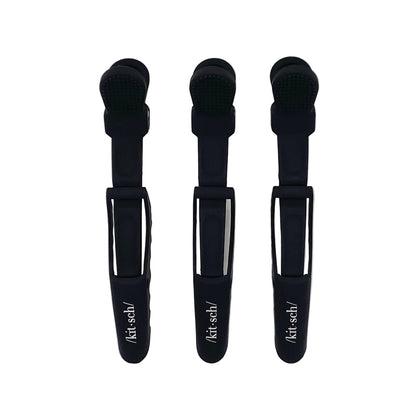 No Slip Crocodile Clip 3pc - Black