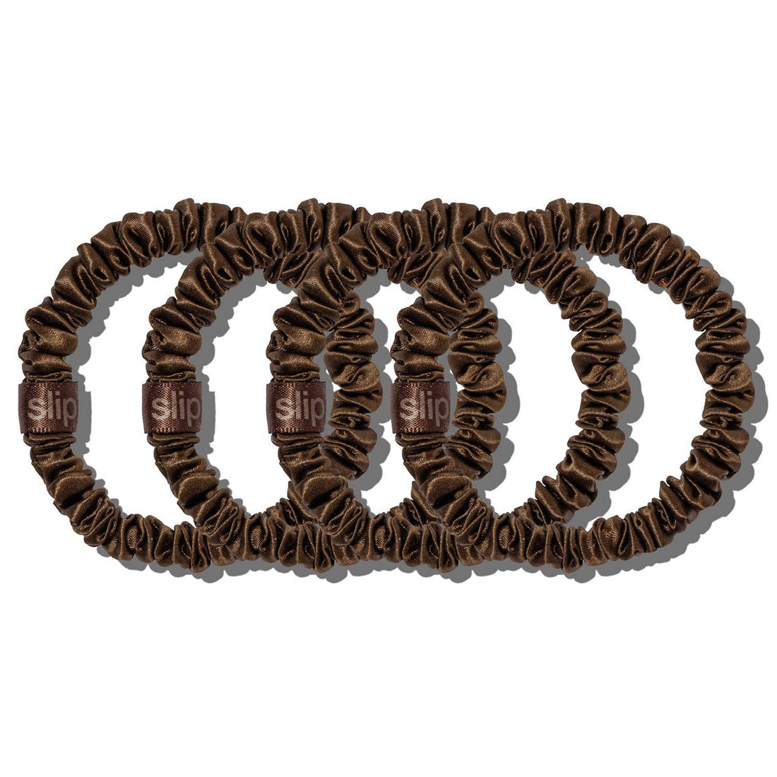 Back to Basics Dark Brown Skinny Scrunchies