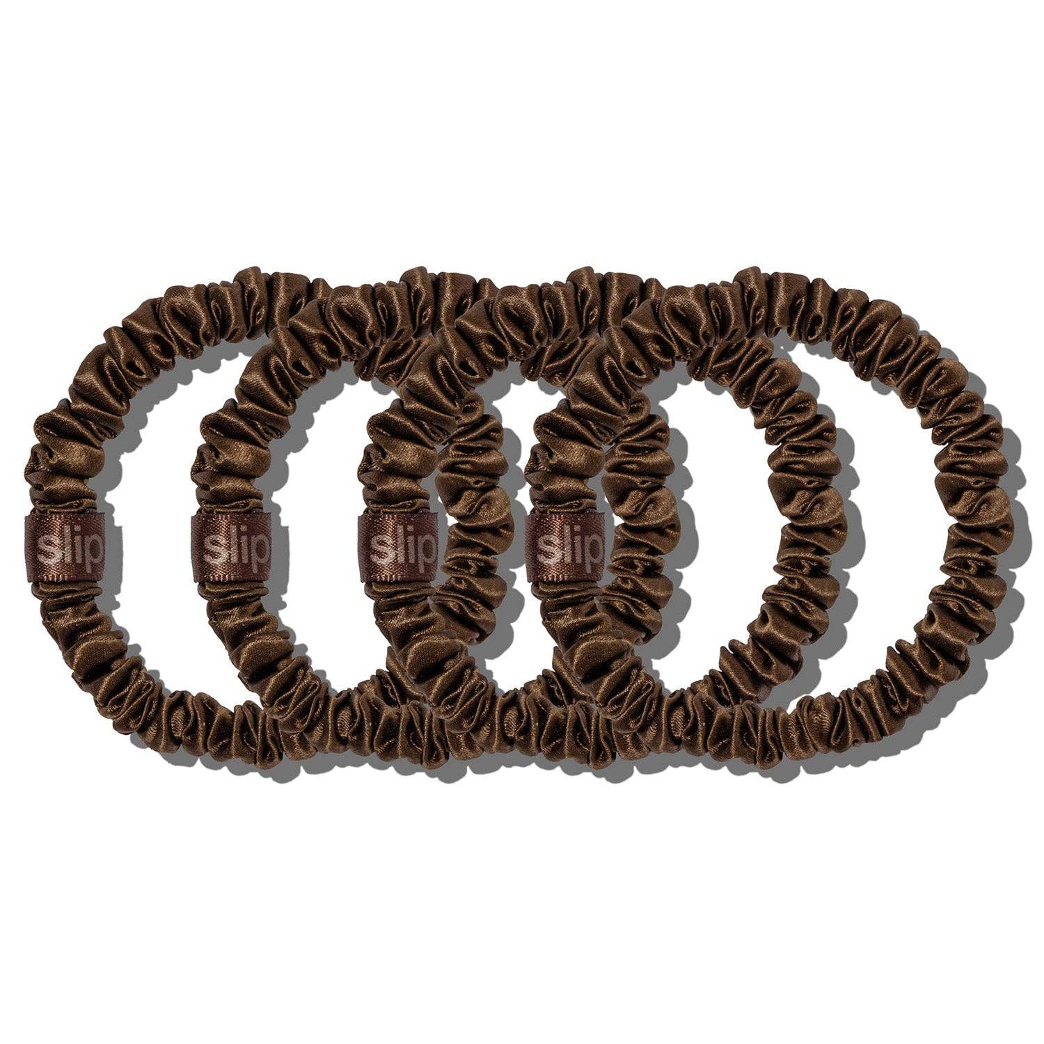 Back to Basics Dark Brown Skinny Scrunchies