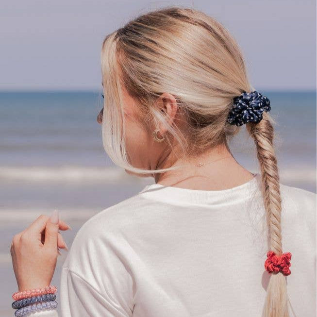 Silk Hair Scrunchie | Independence Bae