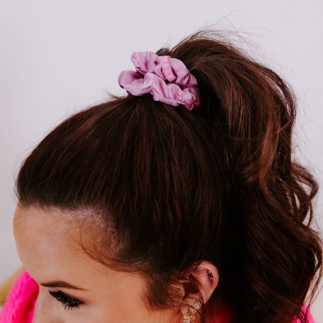 Silk Hair Scrunchie | I Pink I Love You