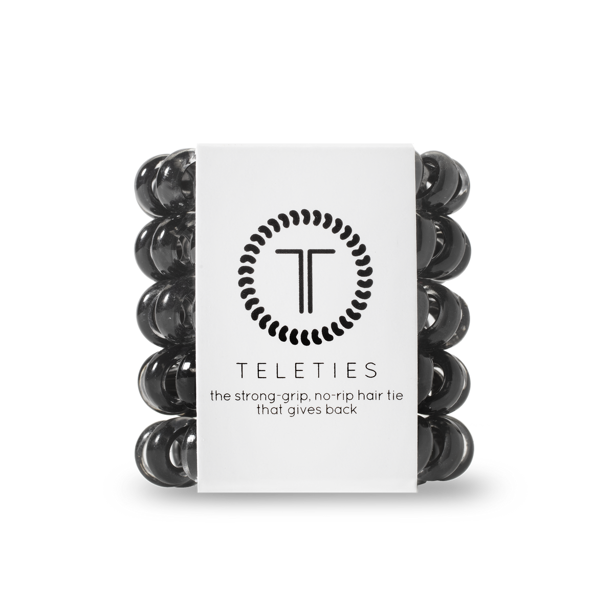 Spiral Hair Coils | Tiny | Jet Black Hair Ties