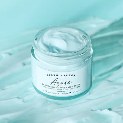AZURE Smooth Neck + Face Water Cream: Amino Acids + Peptides