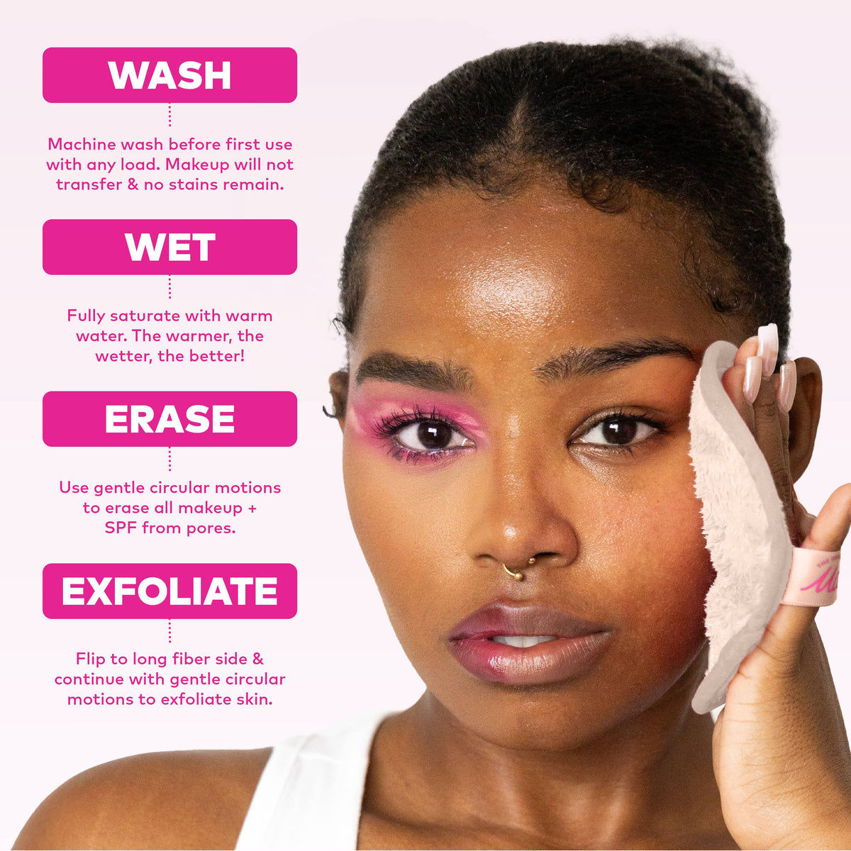 Sweet Cream 7-Day MakeUp Eraser Set