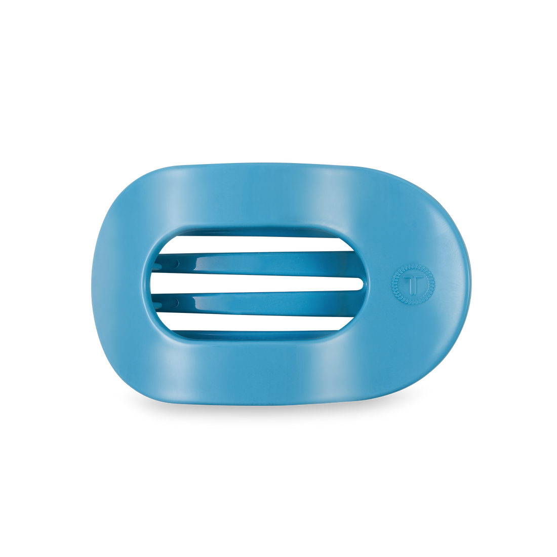 Flat Round Hair Clip | Summer Sky