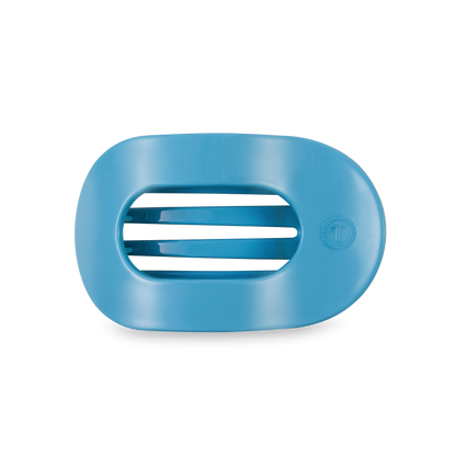 Flat Round Hair Clip | Summer Sky