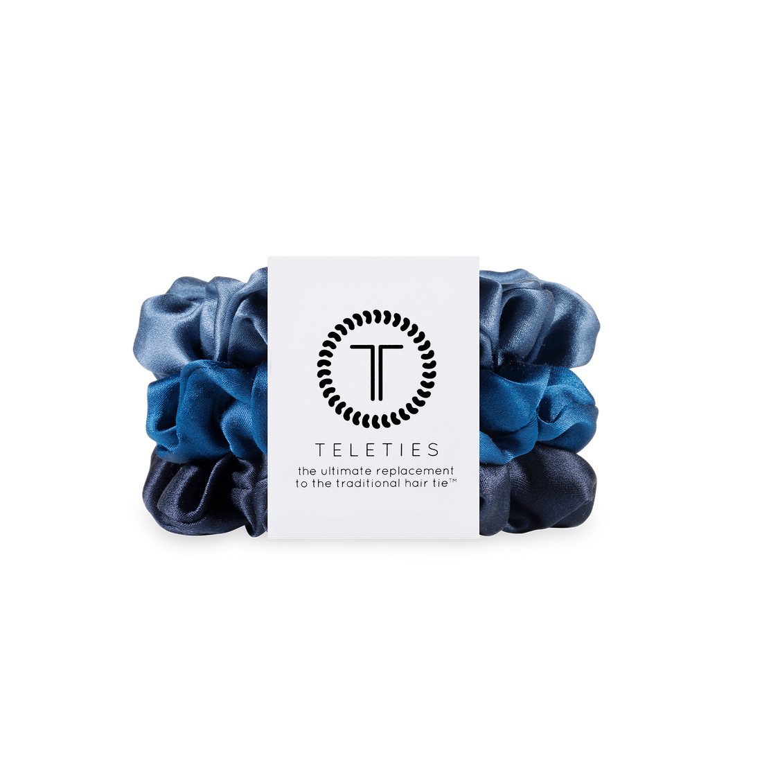 Silk Hair Scrunchie | Midnight Rain