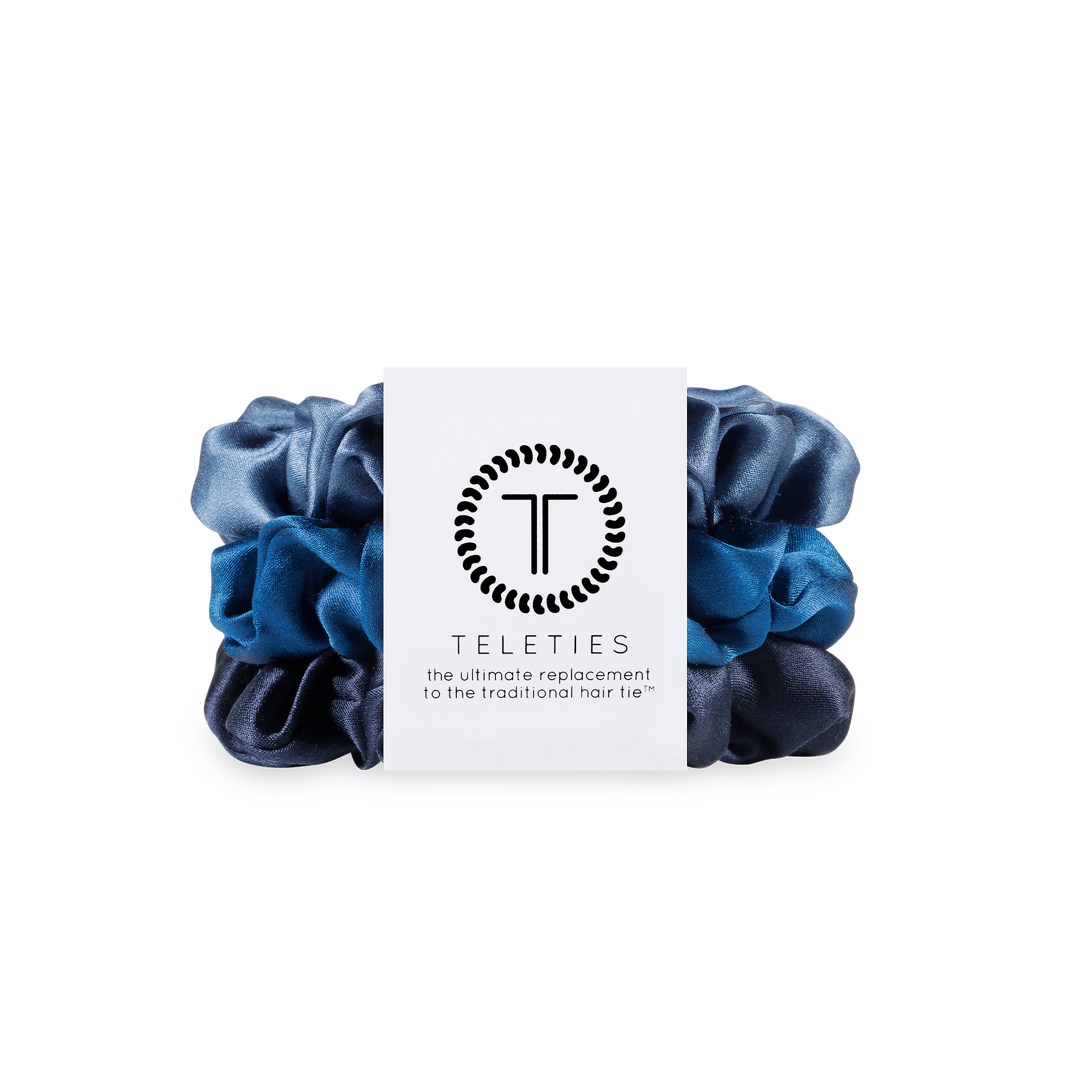 Silk Hair Scrunchie | Midnight Rain