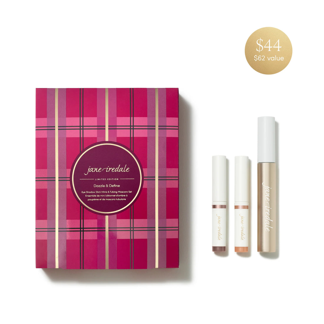 Dazzle &amp; Define Eye Shadow Stick Mini &amp; Tubing Mascara Set | $62 Value
