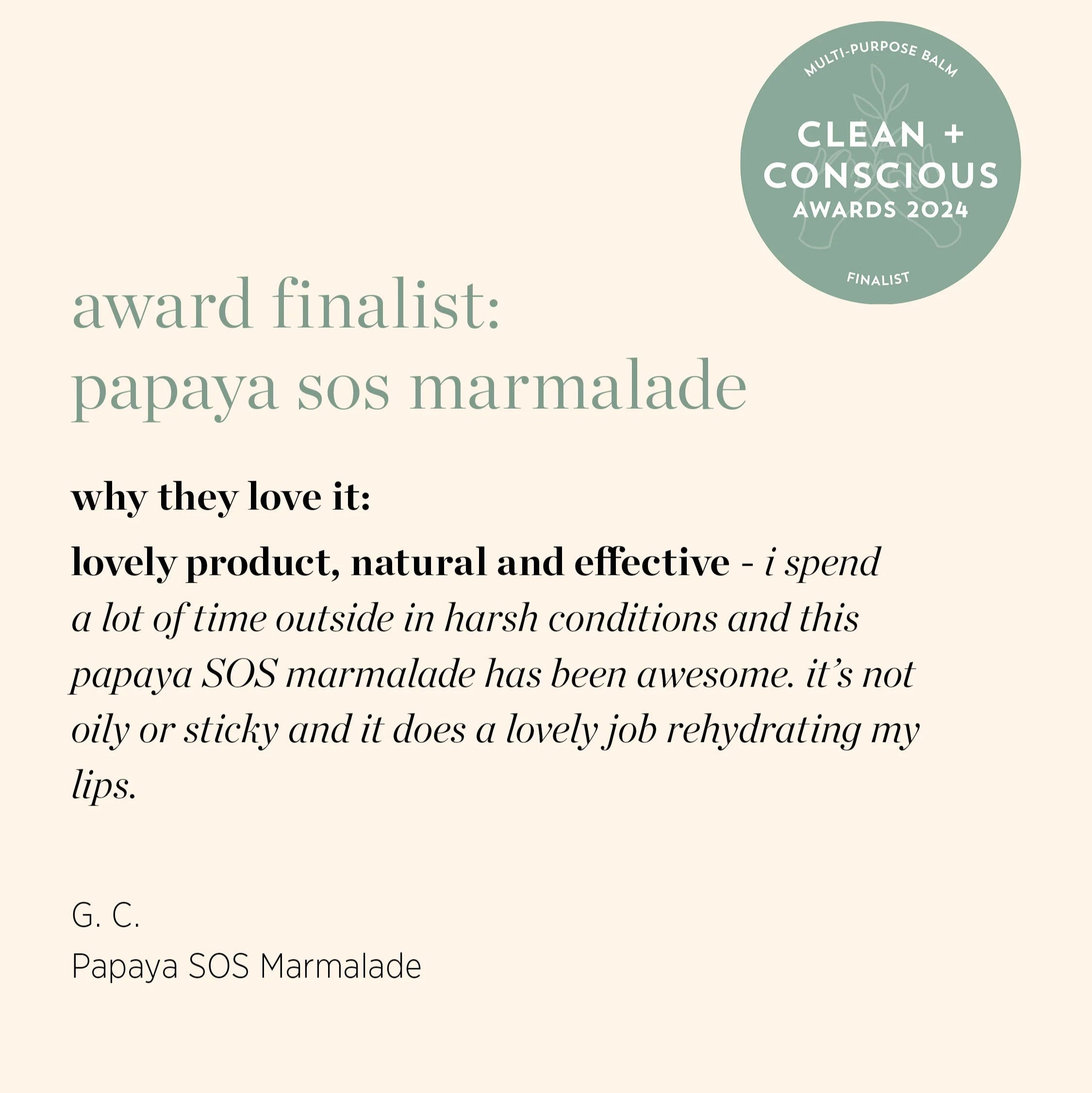 Papaya SOS Marmalade