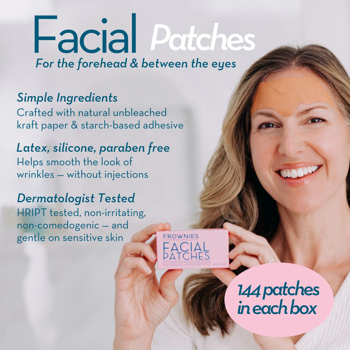 Forehead &amp; Between the Eyes Facial Patches
