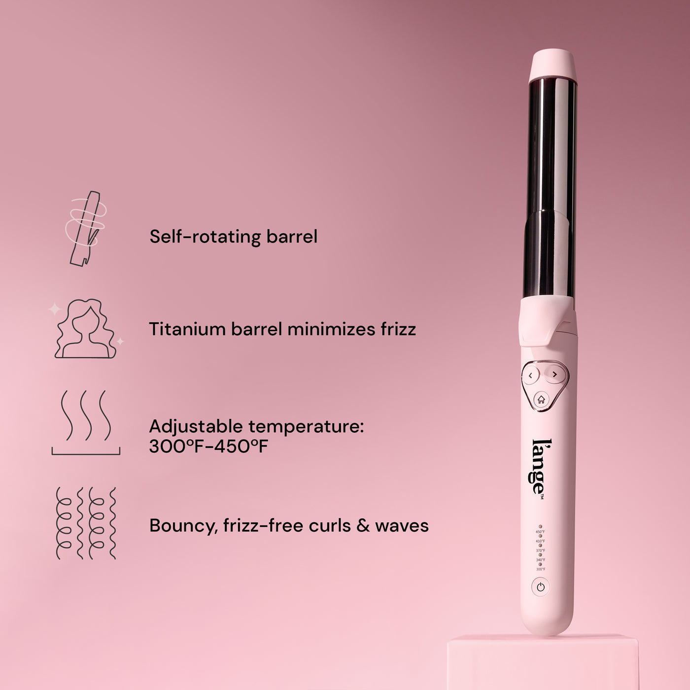 Le Pirouette Titanium Rotating Curling Iron